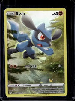 2023 Pokemon SWSH Crown Zenith Riolu Galarian Gallery #GG26/GG70 - Image 1