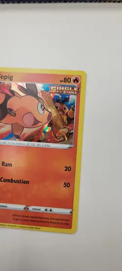 Tepig 023/163 Battle Styles Cosmos Holo Bleed and HD swirl - Image 2