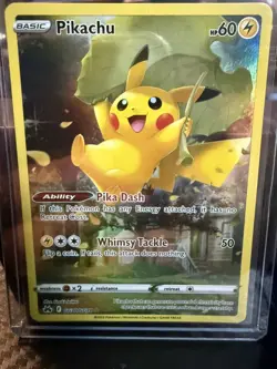PIKACHU 2023 POKEMON CROWN ZENITH GALARIAN GALLERY FULL ART #GG30/GG70 Q3789 - Image 1