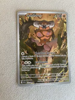 Landorus 131/086 Black Bolt BLK Illustration Rare Pokemon TCG NM - Image 1