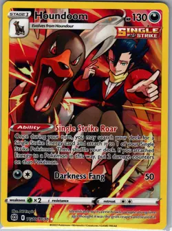 Houndoom TG10/TG30 - Brilliant Stars - Pokemon Card - NM - Trainer Gallery - Image 1