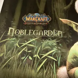 World of Warcraft TCG Noblegarden Goblin Bunny Playmat 2011 Cryptozoic GUC - Image 3