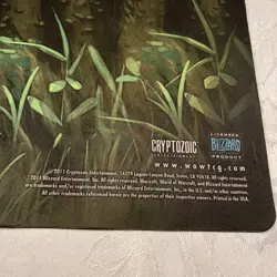 World of Warcraft TCG Noblegarden Goblin Bunny Playmat 2011 Cryptozoic GUC - Image 5