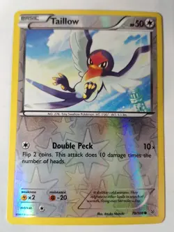 Taillow 70/108 XY Roaring Skies Reverse Pokemon Holo Foil Nice! - Image 1