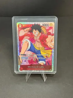 One Piece Card TCG Monkey D Luffy Romance Dawn OP01-024 SR English - Image 1