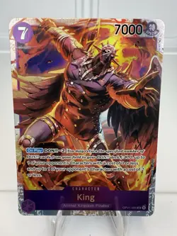 King OP01-096 One Piece Card Game TCG Romance Dawn Super Rare SR ENGLISH NM - Image 1