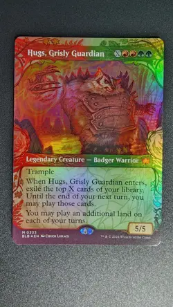 Hugs, Grisly Guardian (Showcase) Bloomburrow Foil - Image 1