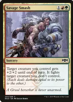 Savage Smash [Ravnica Allegiance] Magic MTG - Image 1