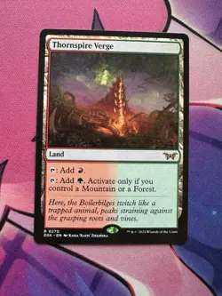 Thornspire Verge Duskmourn: House of Horror Regular MTG Magic NM - Image 1