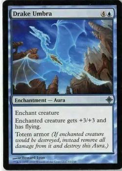 4 Drake Umbra - LP - Rise of the Eldrazi - mtg - x4 4x - U - Image 1