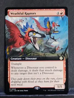 Wrathful Raptors (Extended Art); Commander: the Lost Caverns of Ixalan - Image 1