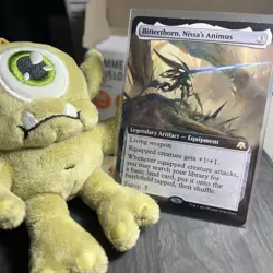 Bitterthorn, Nissa’s Animus (Borderless) - March of the Machine Commander - Image 3