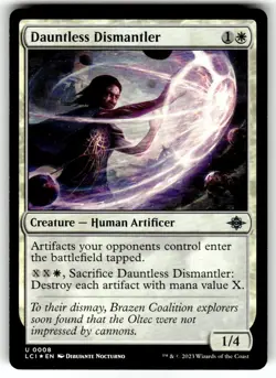 Dauntless Dismantler (008) The Lost Caverns of Ixalan LCI MTG Magic FOIL MTG - Image 1