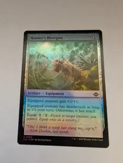 Hunter's Blowgun The Lost Caverns of Ixalan Regular FOIL MTG - Image 1