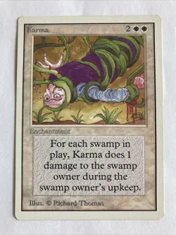 Karma Unlimited Edition MTG MP - Image 1