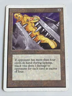 Black Vise Unlimited Edition MTG LP - Image 1
