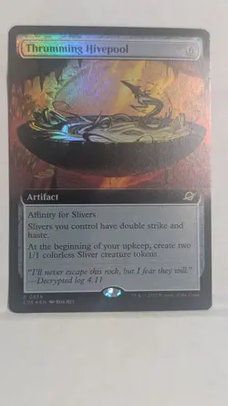 Magic:The Gathering Edge of Eternities Thrumming Hivepool Extended Art Foil - Image 1