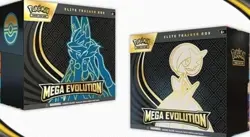 PRESALE Pokemon Mega Evolutions Elite Trainer Box Bundle Lucario & Gardevoir - Image 1