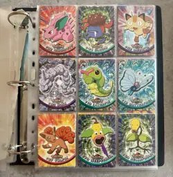Pokemon Sammlung 2 Ordner Topps Holo + WOTC Base Jungle Rocket Vintage 1999-2000 - Image 4