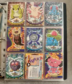 Pokemon Sammlung 2 Ordner Topps Holo + WOTC Base Jungle Rocket Vintage 1999-2000 - Image 5