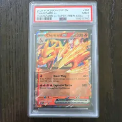 PSA 9 CHARIZARD EX SVP161 SUPER PREMIUM COLLECTION POKEMON - Image 1