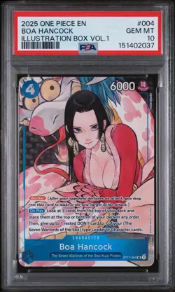 Boa Hancock PSA 10 Illustration Box Vol.1 ST17-004 One Piece Promotion Foil - Image 1