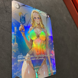 Kalifa Custom One Piece TCG Anime Waifu Holo Foil Flash ACG Soap Girl Fan Art - Image 5
