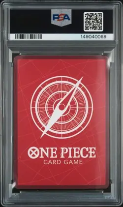 ONE PIECE EDWARD NEWGATE 2023 OP02-PARAMOUNT WAR #001 ALT ART PSA 10 - Image 2