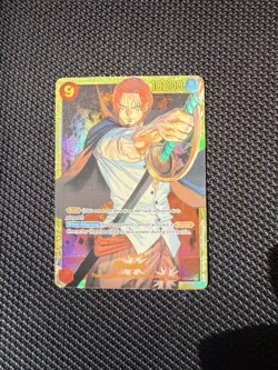 • Shanks • OP01-120 Secret Rare SEC Premium Booster Holo Foil One Piece TCG NM - Image 1