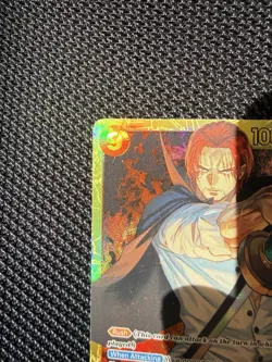 • Shanks • OP01-120 Secret Rare SEC Premium Booster Holo Foil One Piece TCG NM - Image 2