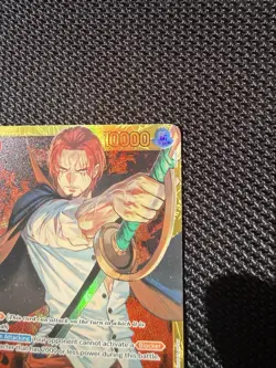 • Shanks • OP01-120 Secret Rare SEC Premium Booster Holo Foil One Piece TCG NM - Image 3