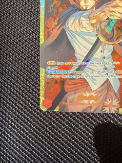 • Shanks • OP01-120 Secret Rare SEC Premium Booster Holo Foil One Piece TCG NM - Image 5