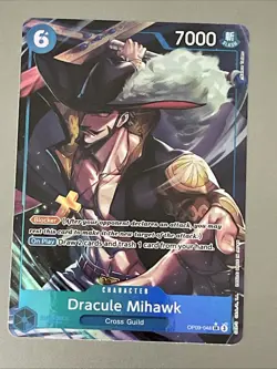 Dracule Mihawk (ALT ART) Emperors in the New World OP09-048 SR One Piece TCG - Image 1