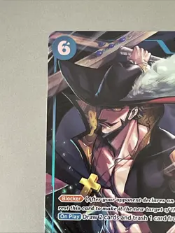 Dracule Mihawk (ALT ART) Emperors in the New World OP09-048 SR One Piece TCG - Image 2