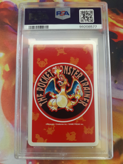 1996 Pokemon Machamp 7 of Clubs #068 Red Charizard Playing Card👊PSA 10 Gem Mint - Image 2