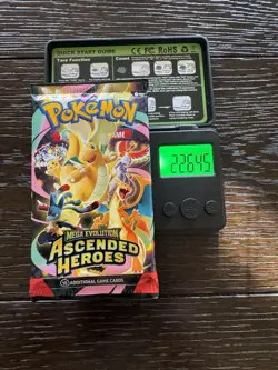 (HEAVY)🔥 22.65g Pokemon TCG Cards Ascended Heroes Booster Pack Factory Sealed ✅ - Image 1