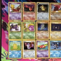 Pokemon Team Rocket Complete Common Set WOTC 24 Card Bundle Light Play LP - Image 2
