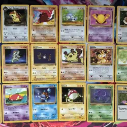 Pokemon Team Rocket Complete Common Set WOTC 24 Card Bundle Light Play LP - Image 3