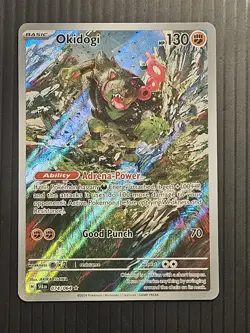 Okidogi 074/064 Shrouded Fable Illustration Rare Holo Pokemon Card - Image 1