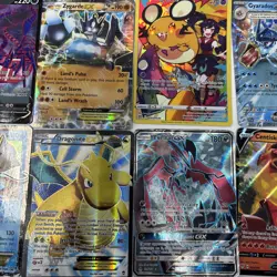 Pokemon TCG Card Lot Diancie, Yveltal, Kyogre, Dragonite, EX, VMax, GX (24) - Image 3