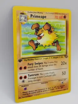 Primeape 43/64 1st Edition Jungle Pokemon Card MP WOTC 1999 Vintage - Image 5