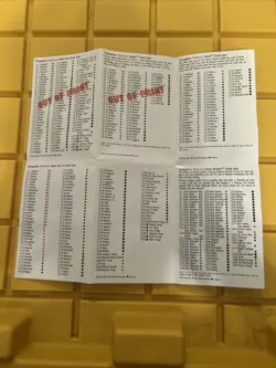 Pokemon Base Set Jungle & Fossil Card List 1999 WOTC Card Lists - Image 3