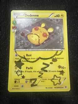 Dedenne Pokemon TCG Generations Radiant Collection Holo Card RC10/RC32 LP - Image 1