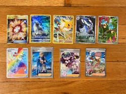 Pokemon Card Lot Gold, Rainbow, Full Art Bundle Mixed Condition - Image 1
