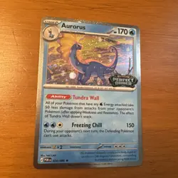 Pokemon Aurorus Perfect Order Promo Holo Card 024/088 Near Mint - Image 1