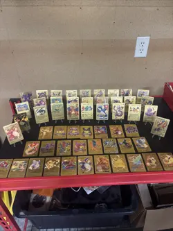 Pokemon Gold Foil Cards 55 Cards - Image 1