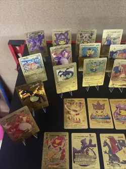 Pokemon Gold Foil Cards 55 Cards - Image 2