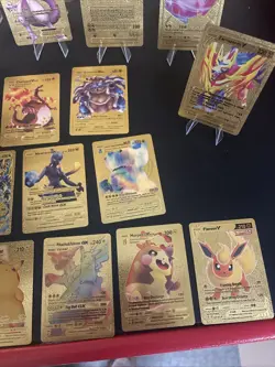 Pokemon Gold Foil Cards 55 Cards - Image 5