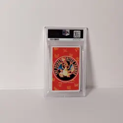1996 POKEMON RED P/C PLAYING CARD MACHOKE 7 OF CLUBS #67 PSA 10 Low Pop - Image 2