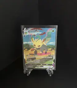 Korean Card Leafeon VMAX 089/069 Full Alt Art Eevee Heroes Rare Holo HR LP+ - Image 1